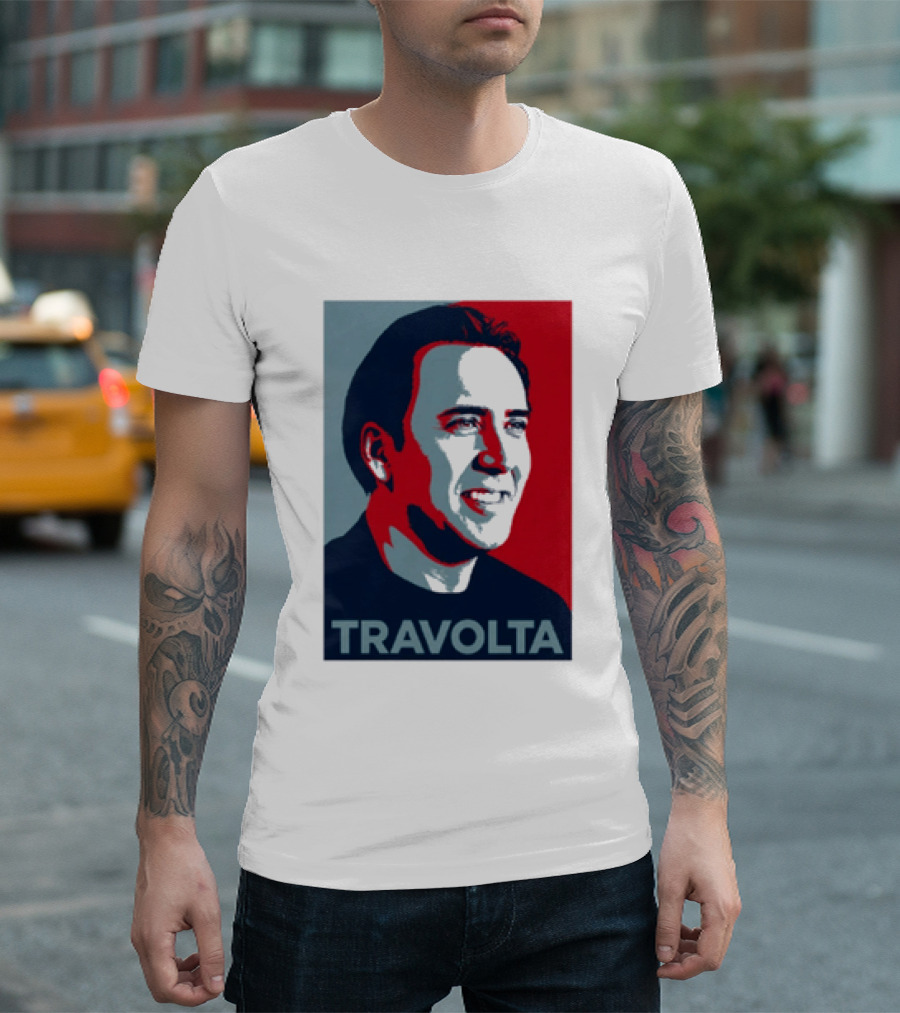 Nicolas Cage Travolta Hope Face Off Image T-Shirt