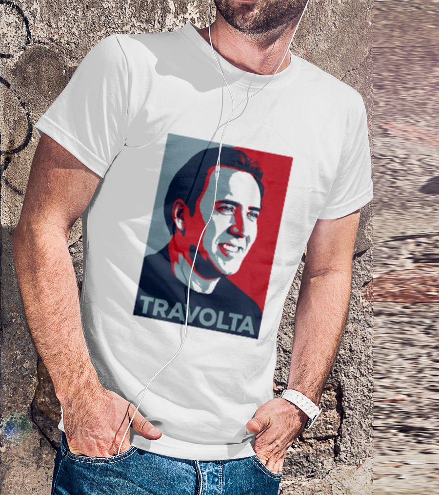 Nicolas Cage Travolta Hope Face Off Image T-Shirt