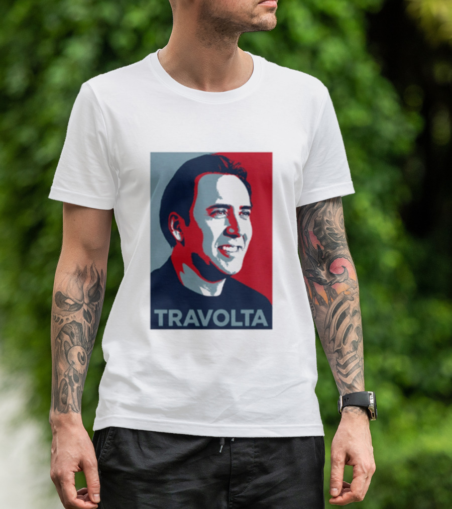 Nicolas Cage Travolta Hope Face Off Image T-Shirt
