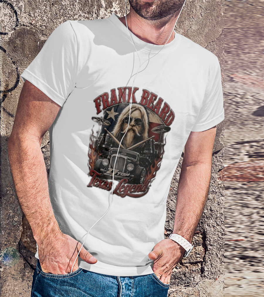 Frank Beard ZZ Top Texas Legend T-Shirt