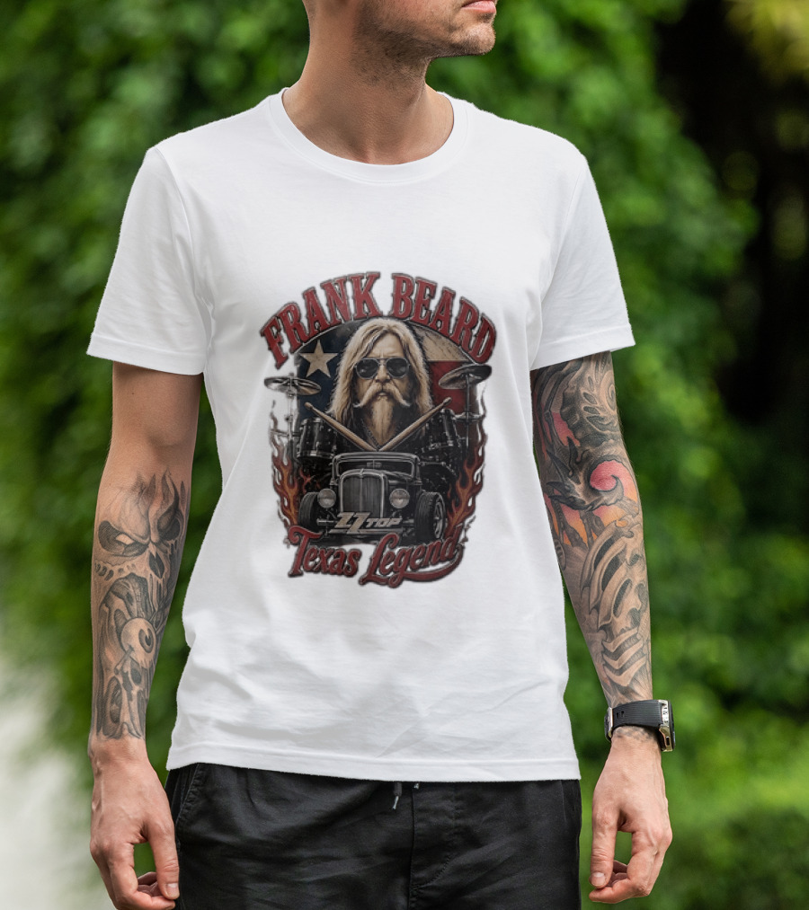Frank Beard ZZ Top Texas Legend T-Shirt