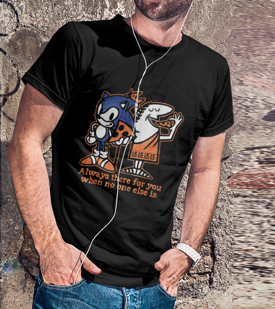 Sonic And Snoopy Always There For You When No One Else Is T-Shirt