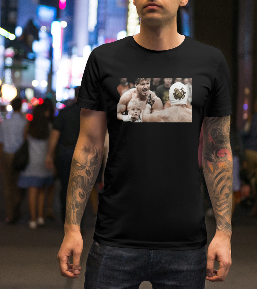 Bad Bunny Southern Tackle Apple Vintage Wrestling Match Iconic WWE Scene T-Shirt