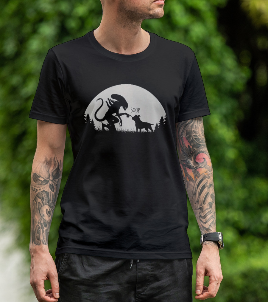 Boop Alien And Dog Forest T-Shirt