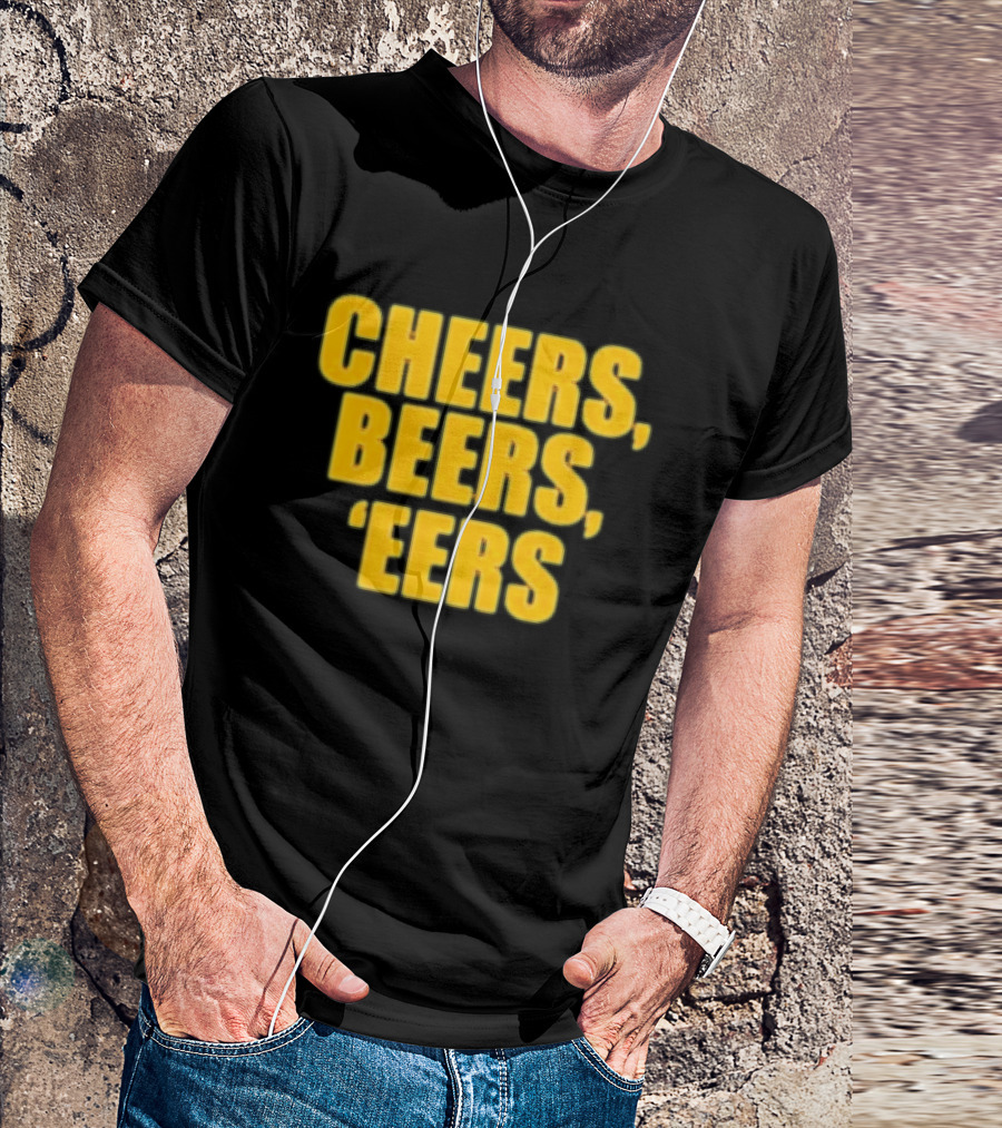 Cheers Beers 'Eers West Virginia Mountaineers NCAA Tailgate Party T-Shirt