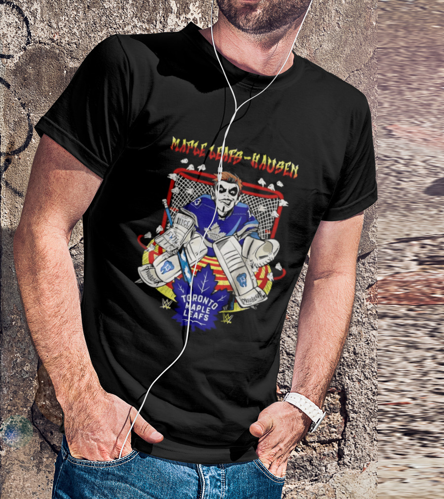 Toronto Maple Leafs Hausen Very Nice Very Evil Hockey Goalie T-Shirt