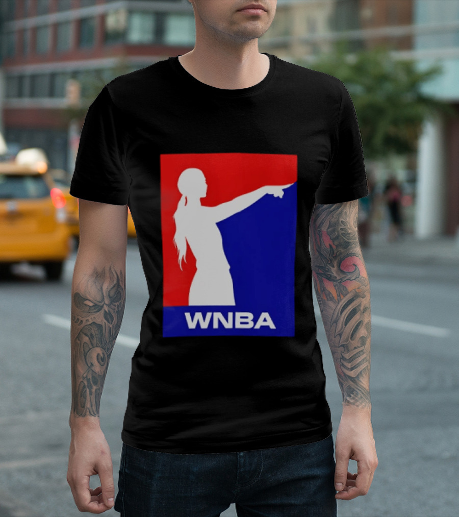 WNBA Red And Blue Sophie Cunningham Basketball T-Shirt