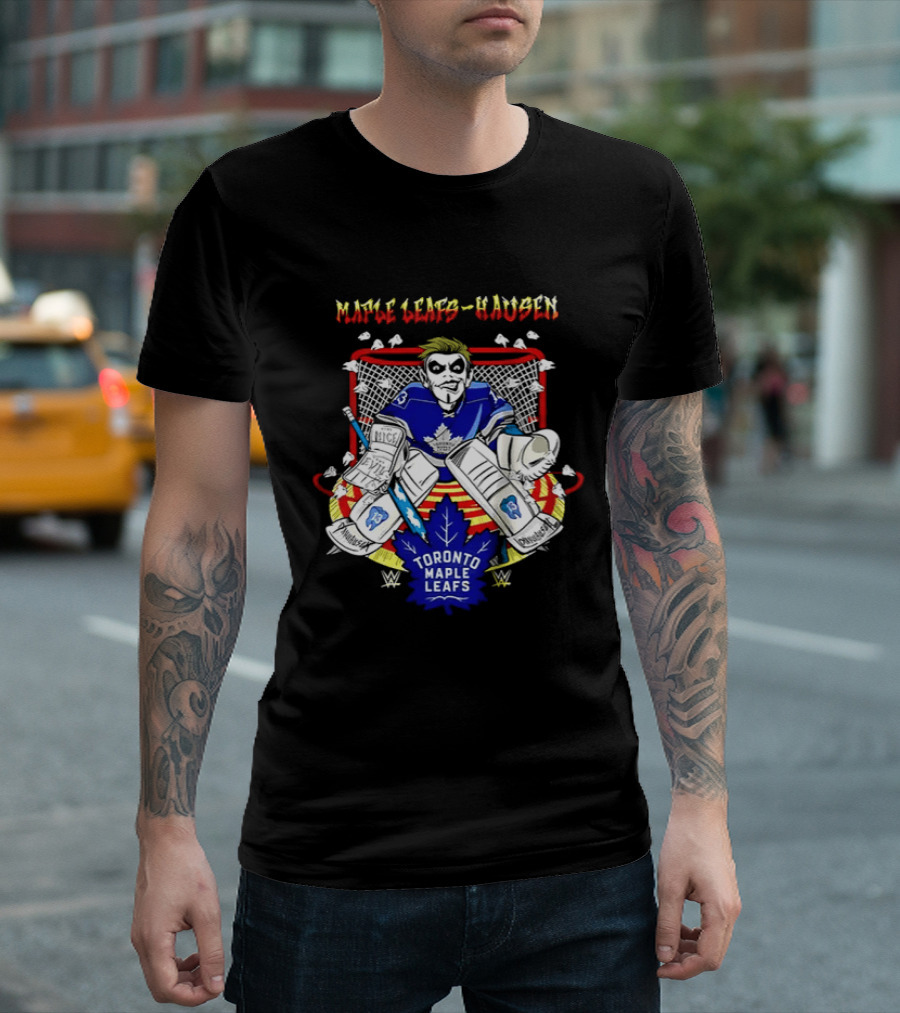Toronto Maple Leafs Danhausen NHL Hockey WWE T-Shirt