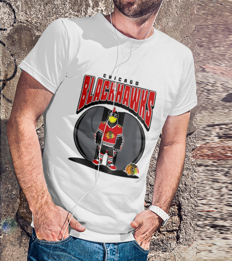 Chicago Blackhawks Mania NHL 2026 Mascot Hockey Fan Gear T-Shirt