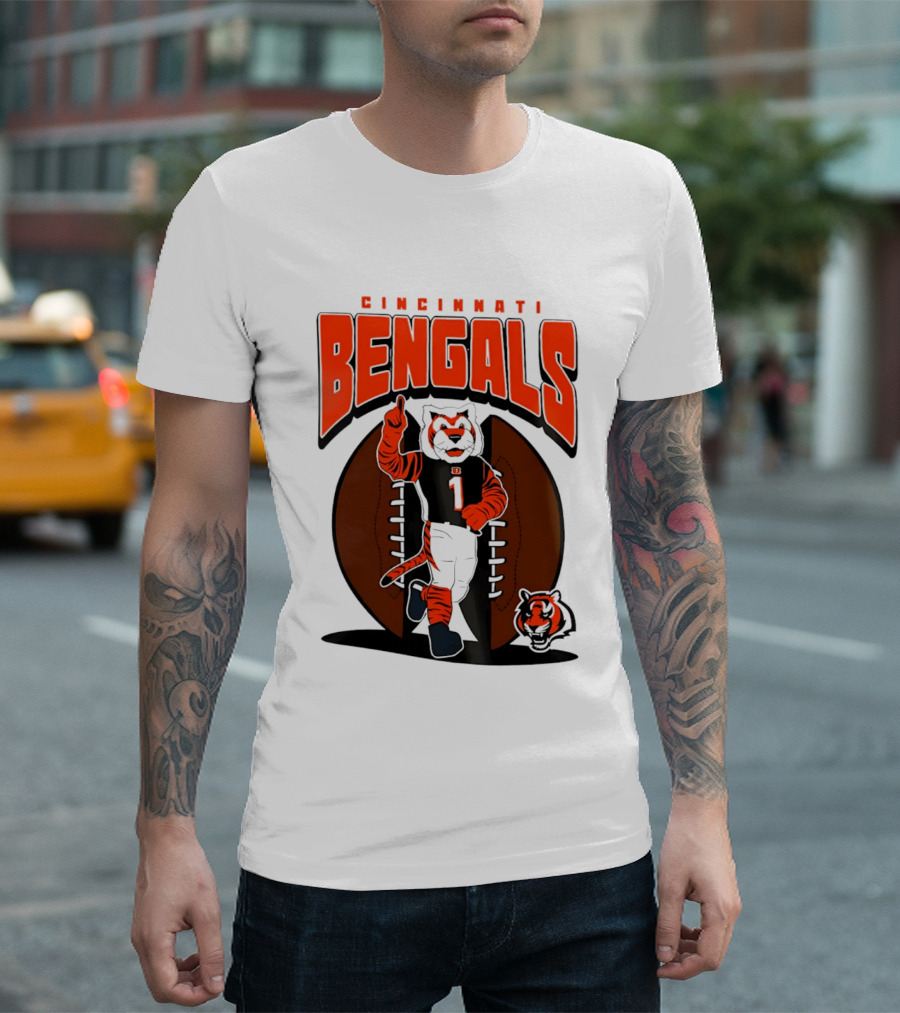 Cincinnati Bengals Tiger Mascot Football Fan Mania 2026 T-Shirt
