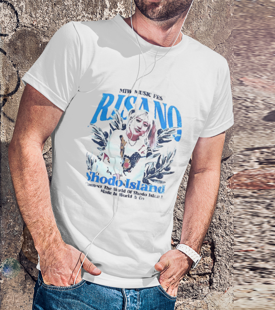 MTW Music Presents Risano Blonde Woman Pigtails Connect Shodo Island Made In World And Co T-Shirt
