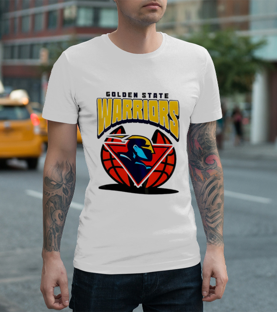 Golden State Warriors NBA 2026 Mania Retro Logo Basketball T-Shirt