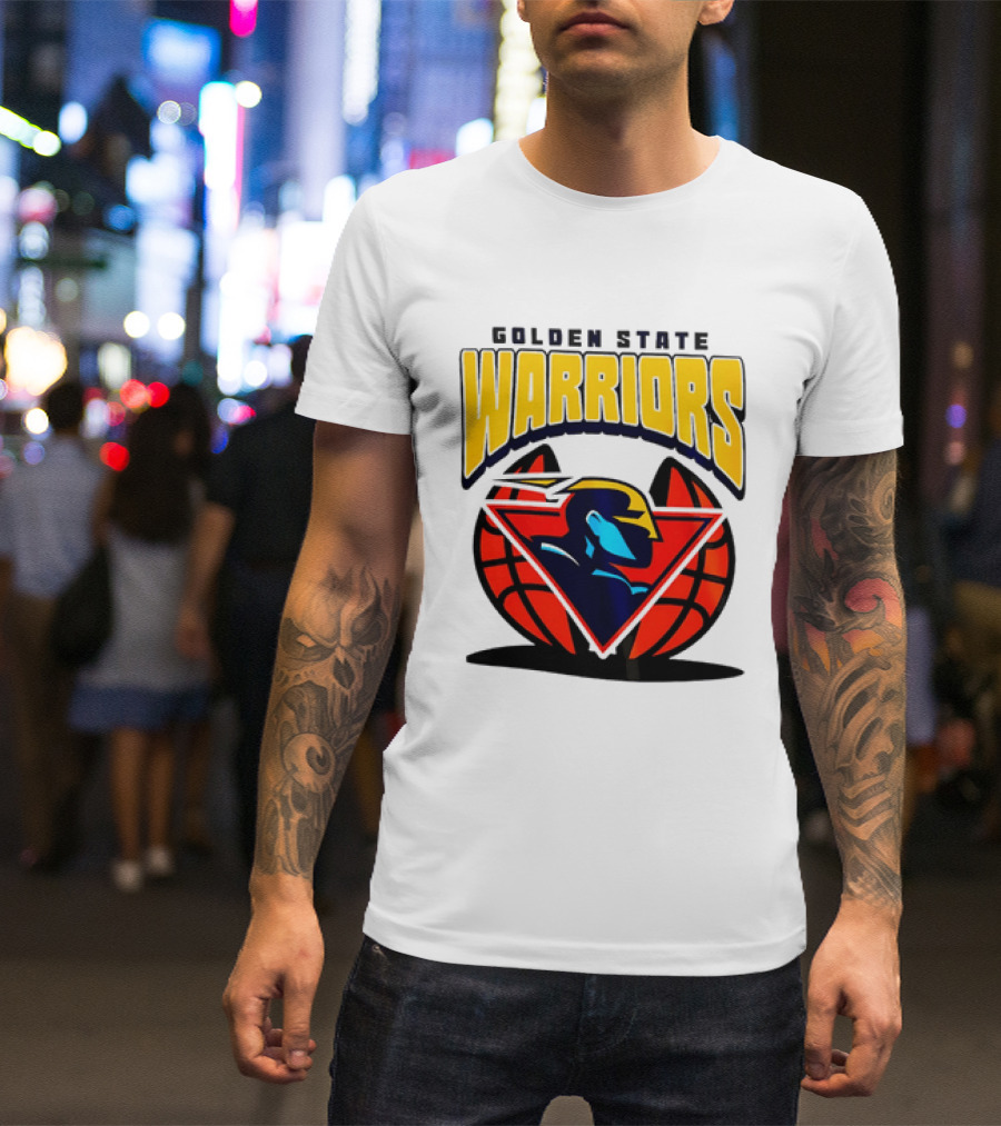 Golden State Warriors NBA 2026 Mania Retro Logo Basketball T-Shirt
