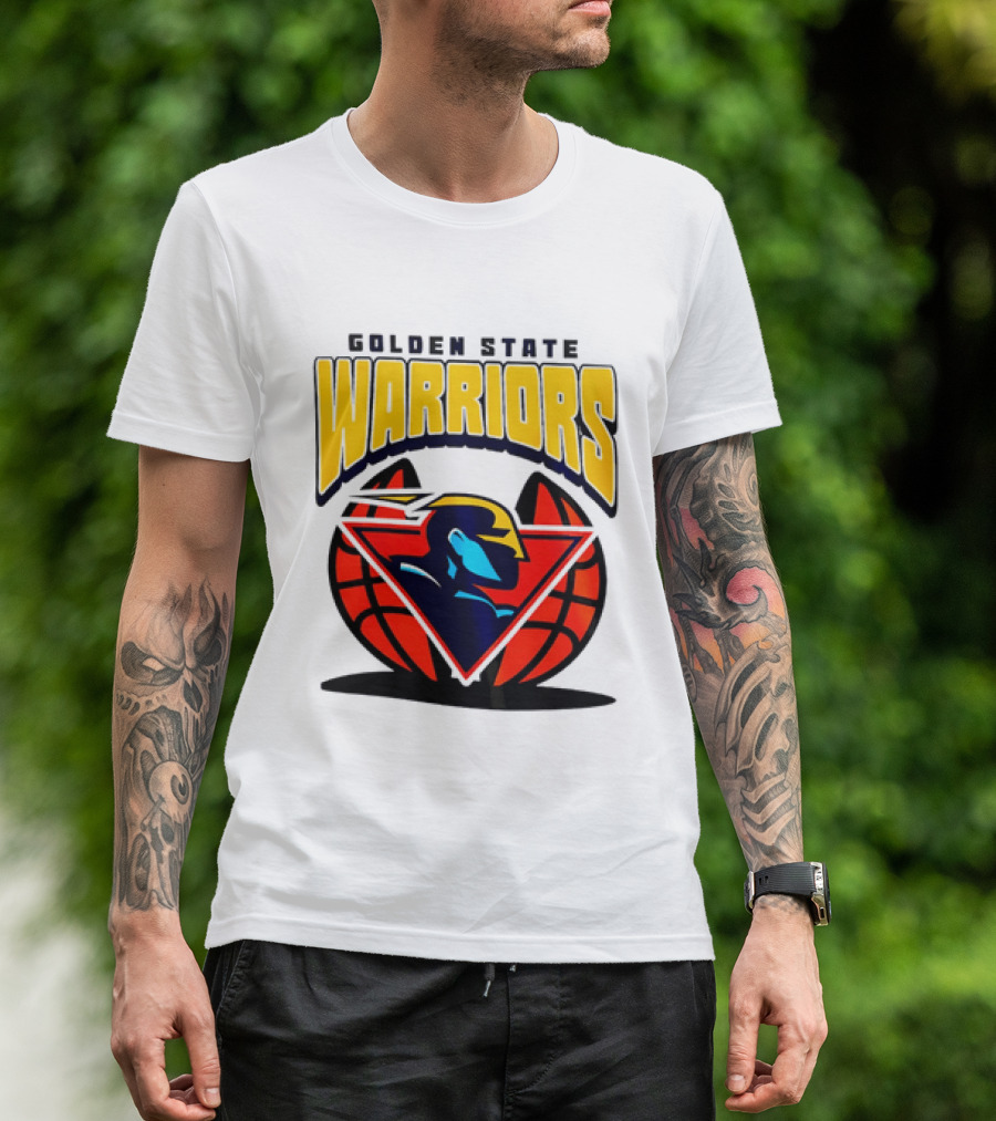 Golden State Warriors NBA 2026 Mania Retro Logo Basketball T-Shirt