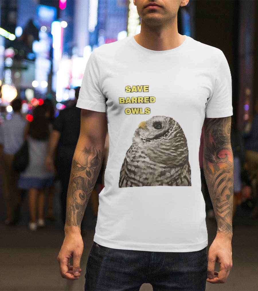 Save Barred Owls Barred Owl Conservation Appeal T-Shirt