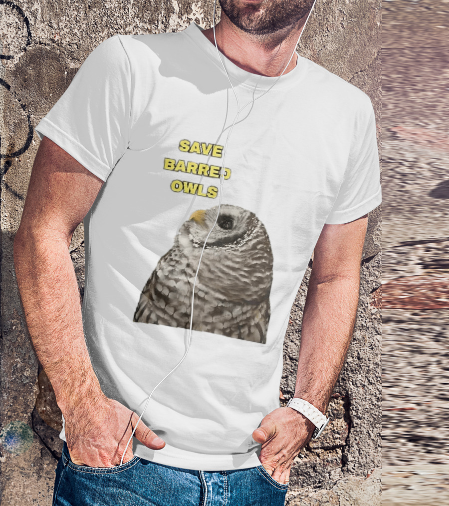 Save Barred Owls Barred Owl Conservation Appeal T-Shirt