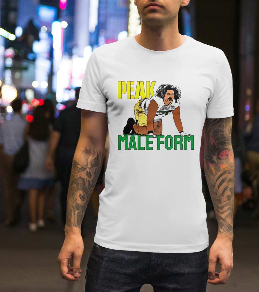 Sean Rhyan Peak Male Form Green Bay Packers Football T-Shirt