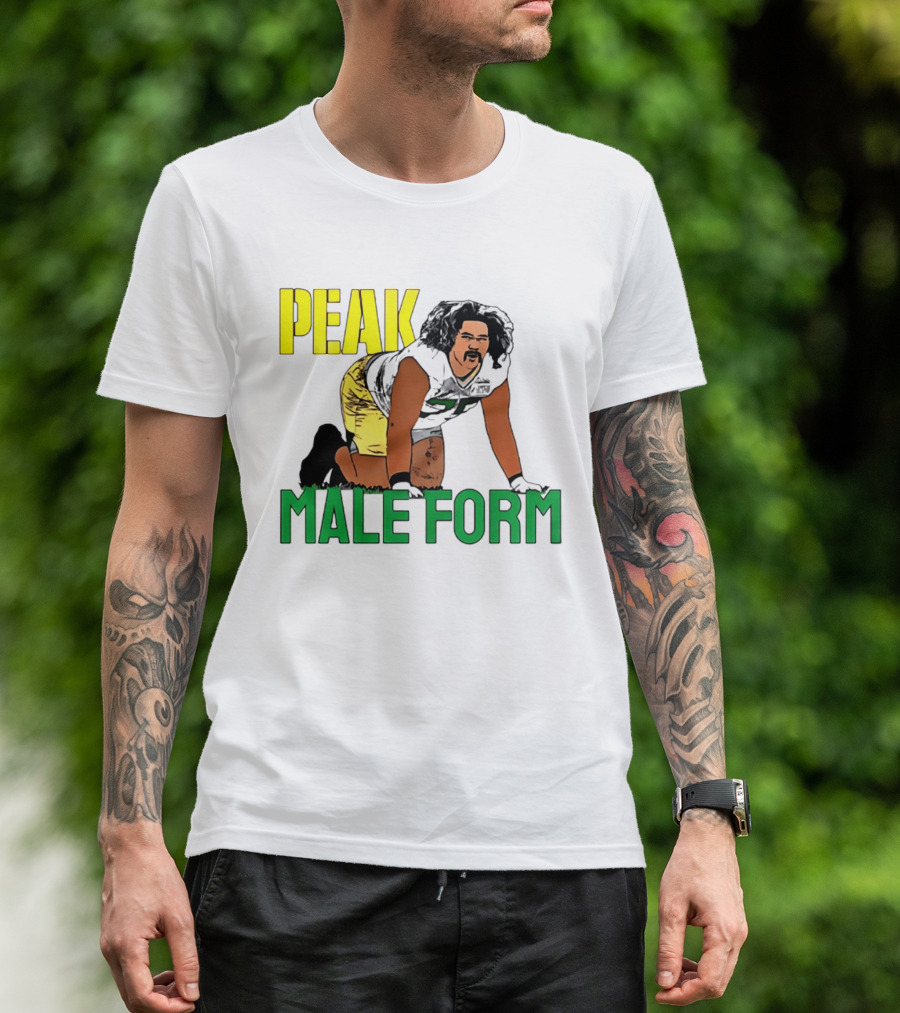 Sean Rhyan Peak Male Form Green Bay Packers Football T-Shirt