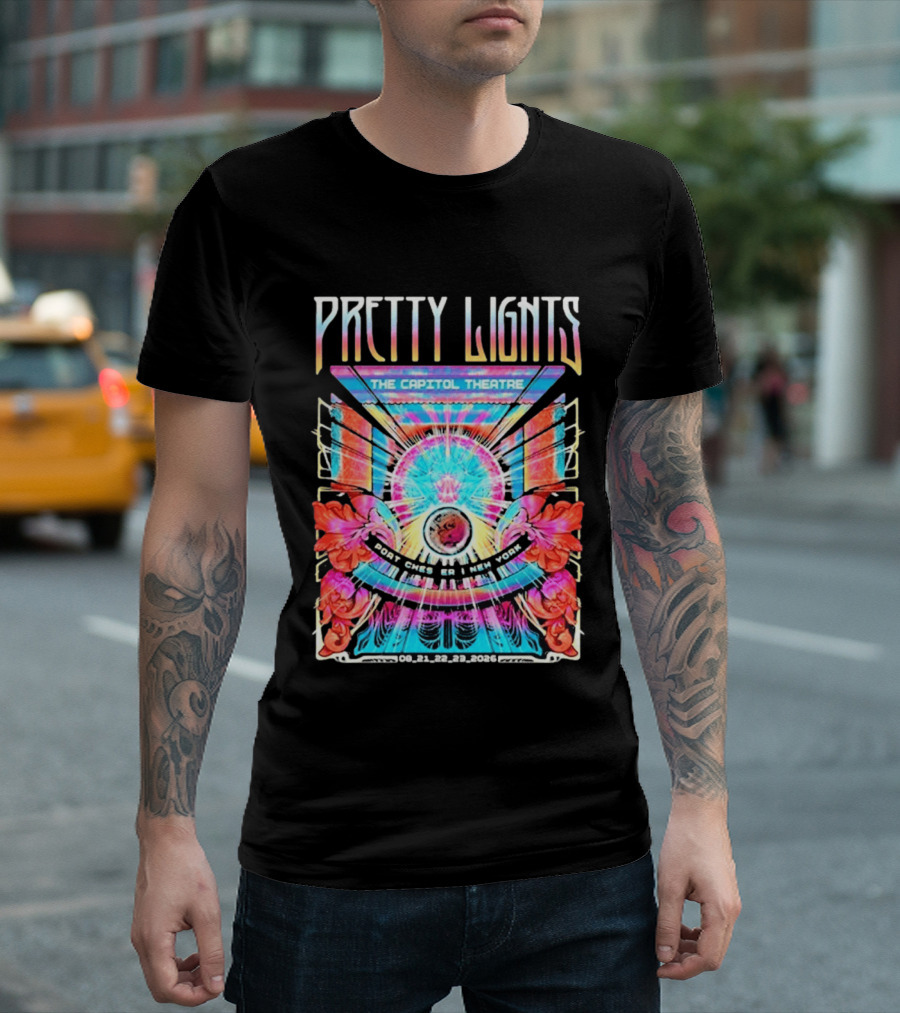 Pretty Lights The Capitol Theatre Port Chester NY August 21 23 2026 T-Shirt