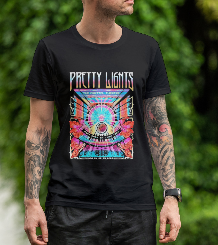 Pretty Lights The Capitol Theatre Port Chester NY August 21 23 2026 T-Shirt