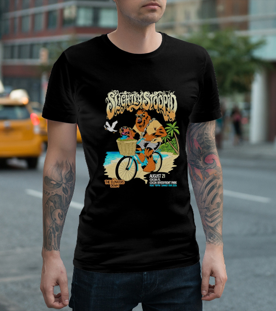 Slightly Stoopid Cocoa Riverfront Park August 21 The Elovaters Demn Event 2026 T-Shirt