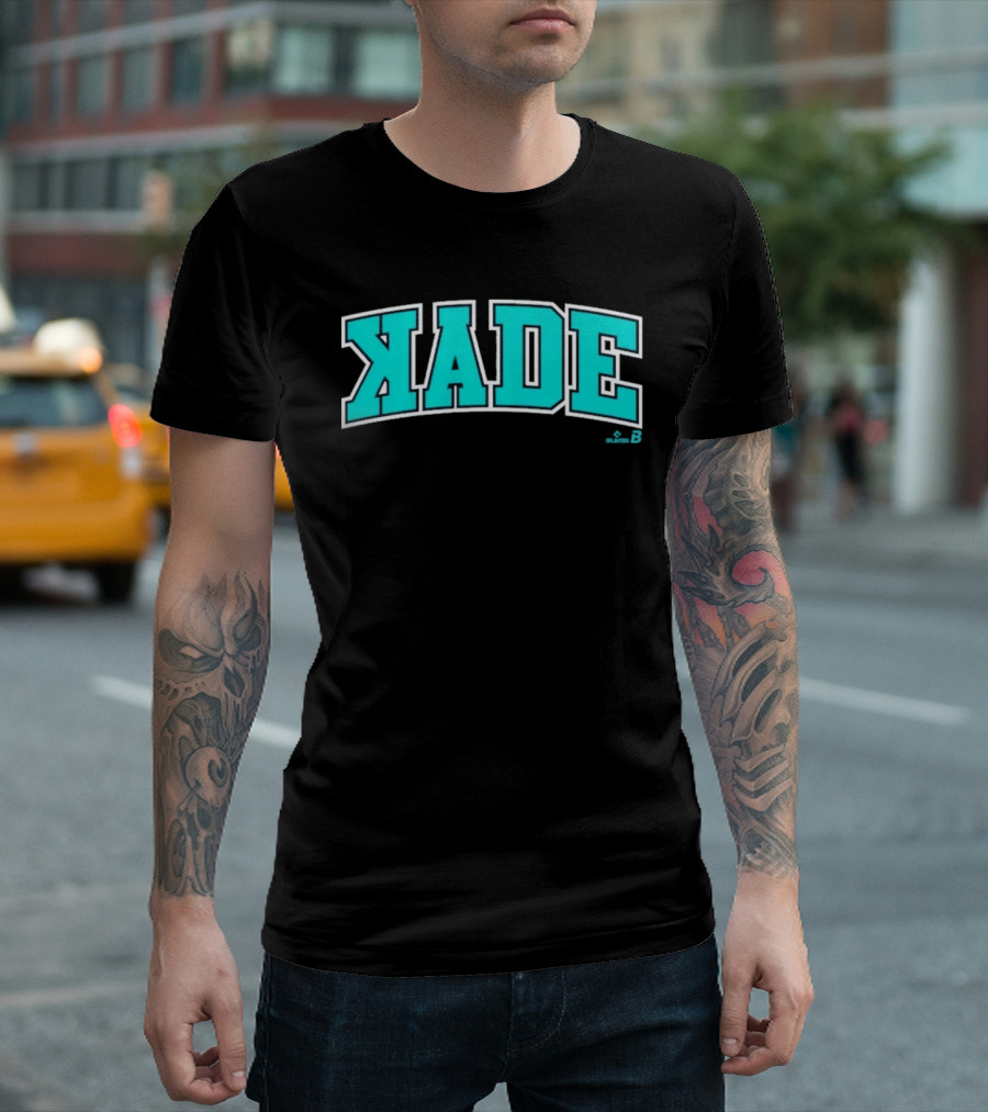 Kade Anderson Backwards K Bold Teal T-Shirt
