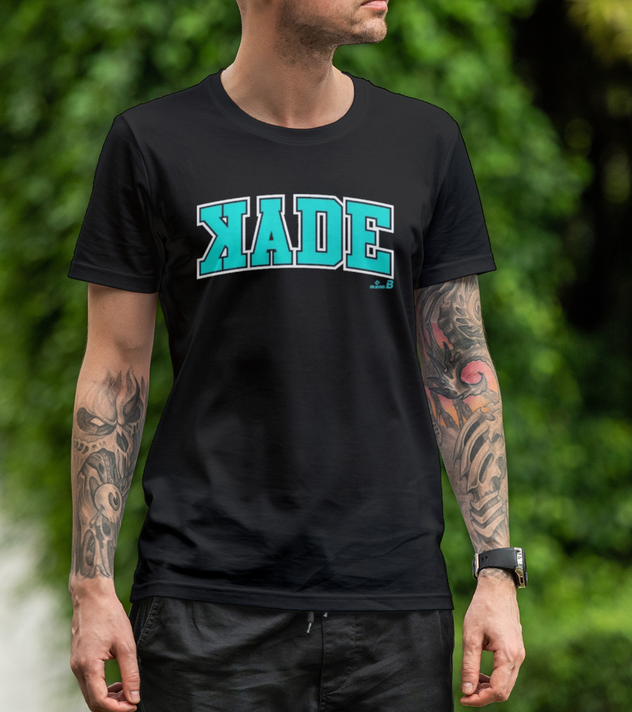 Kade Anderson Backwards K Bold Teal T-Shirt