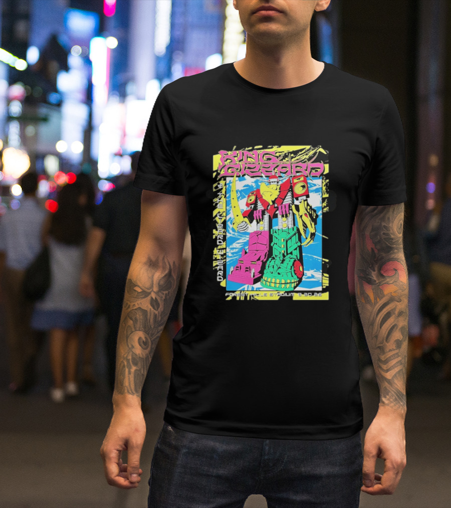 King Gizzard And The Lizard Wizard Queens New York 2026 Forest Hills Stadium August 20 Robot T-Shirt