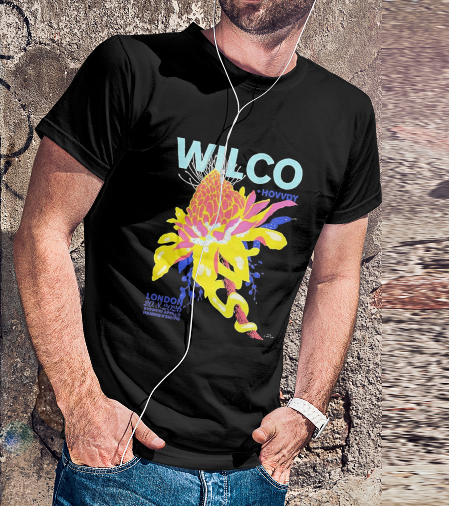 Wilco London UK Eventim Apollo Hammersmith August 20 2026 Featuring Hovvdy T-Shirt