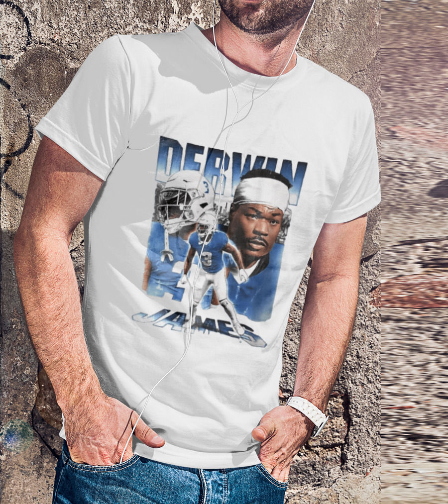 Derwin James Football Photo Collage Skyline Bootleg T-Shirt