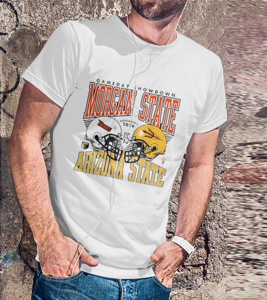 Gameday Showdown Morgan State Bears Vs Arizona State 2026 T-Shirt