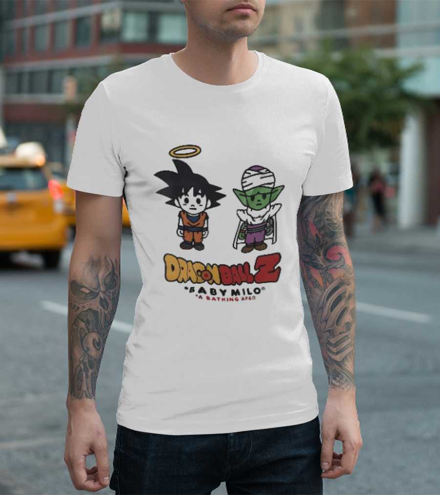 Dragon Ball Z Baby Milo Goku Piccolo Collaboration T-Shirt