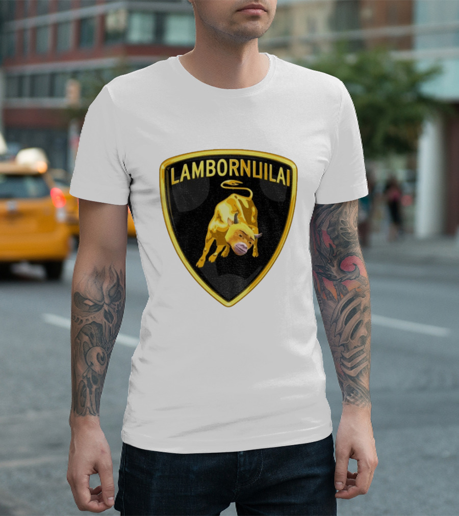 Lambornuilai Gold Bull Meme Niu Lai T-Shirt
