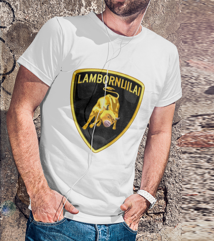 Lambornuilai Gold Bull Meme Niu Lai T-Shirt