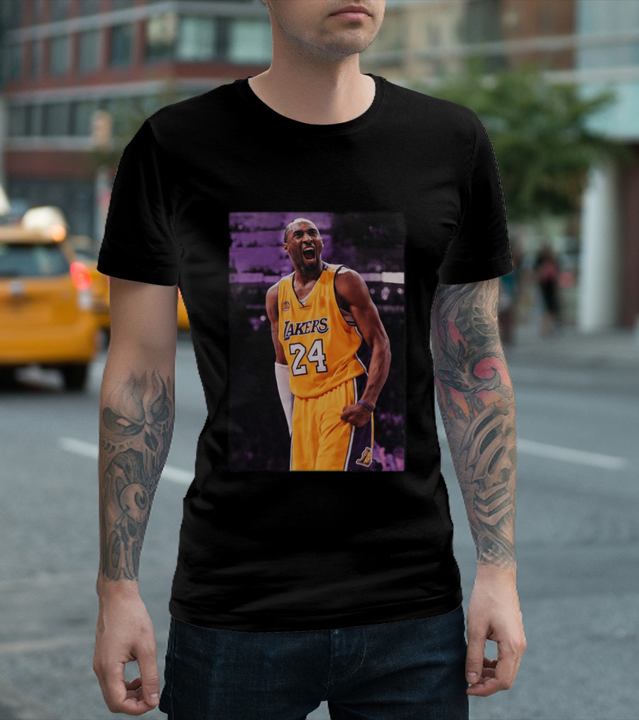 A. J. Brown Wear Mamba Kobe Bryant Lakers 24 T-Shirt