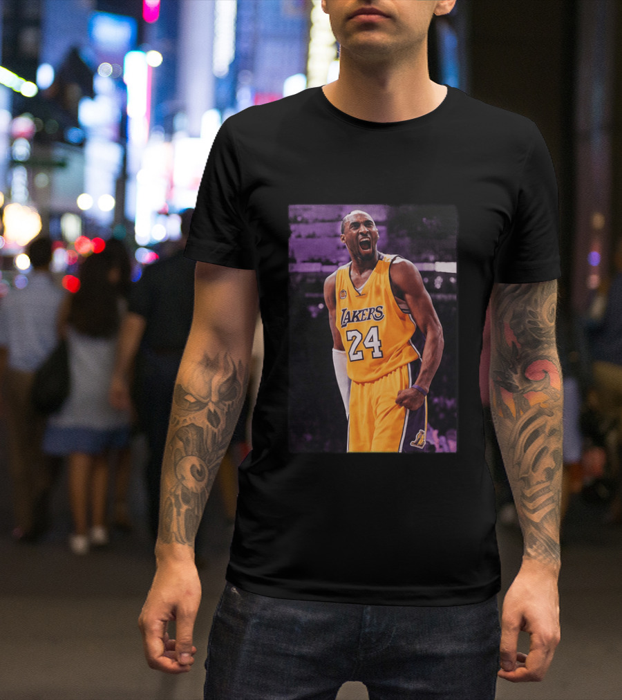 A. J. Brown Wear Mamba Kobe Bryant Lakers 24 T-Shirt