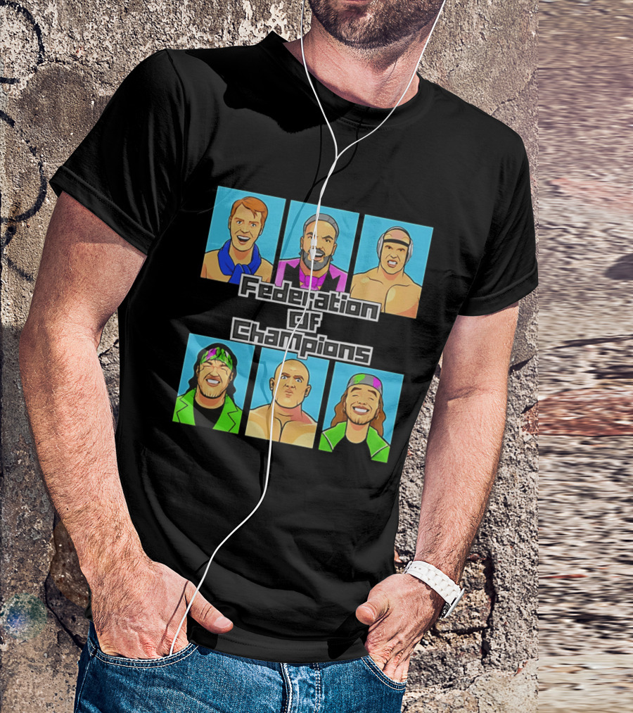 Federation Of Champions Wrestling Legends T-Shirt