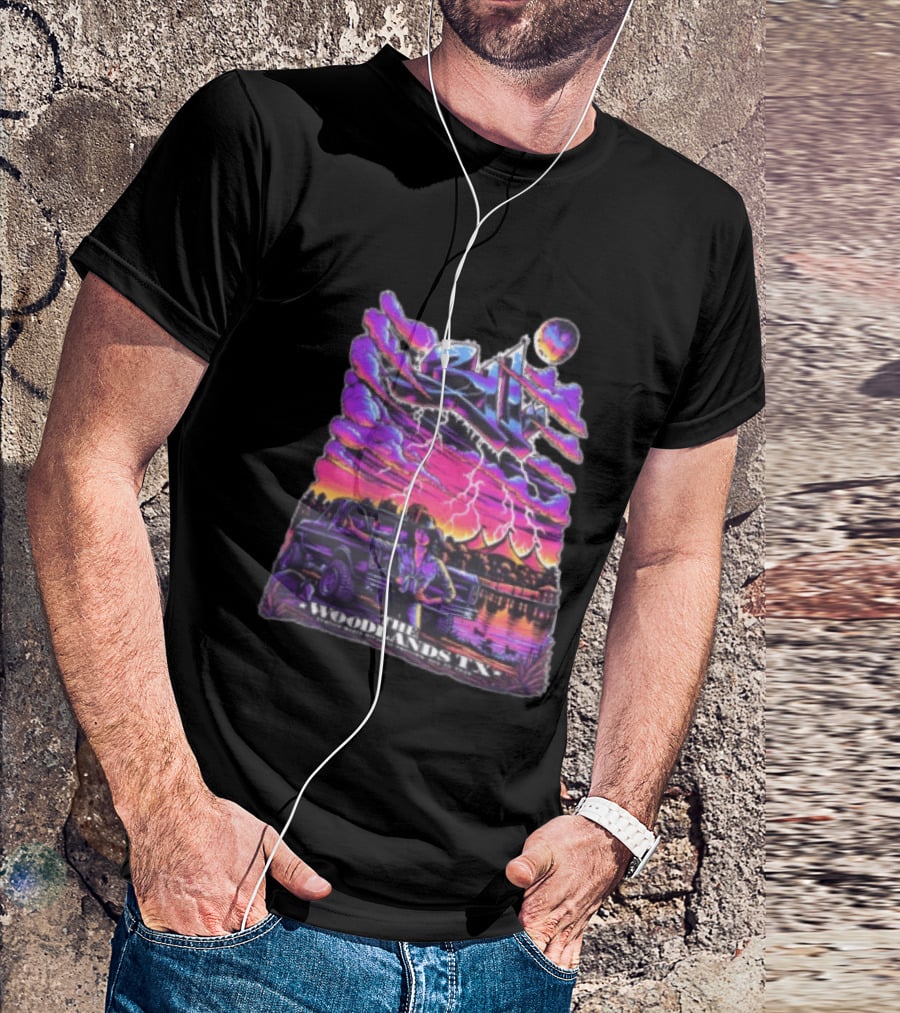 311 August 23 2026 The Cynthia Woods Mitchell Pavilion The Woodlands TX Lightning Scene T-Shirt