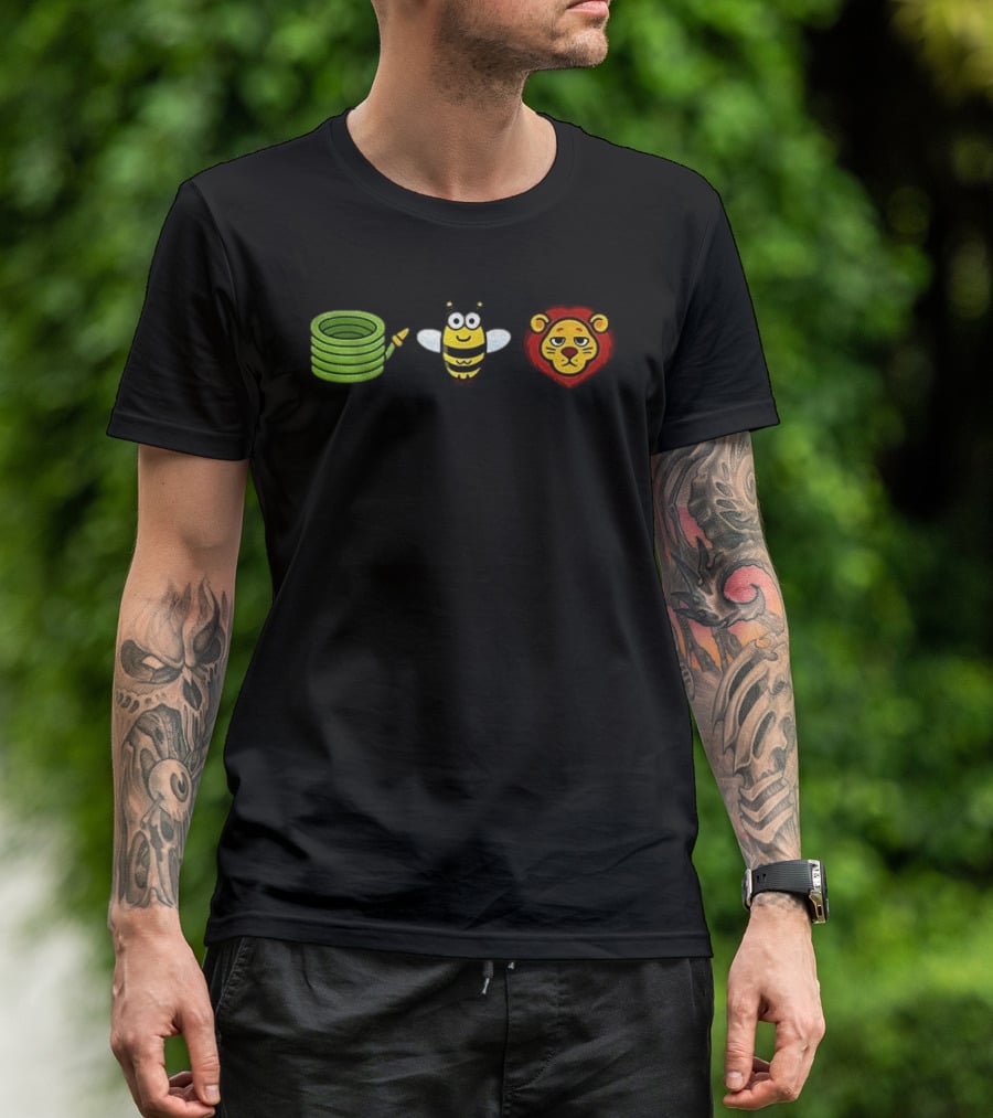 Bee Lion Hose Emoji Icons Collection T-Shirt