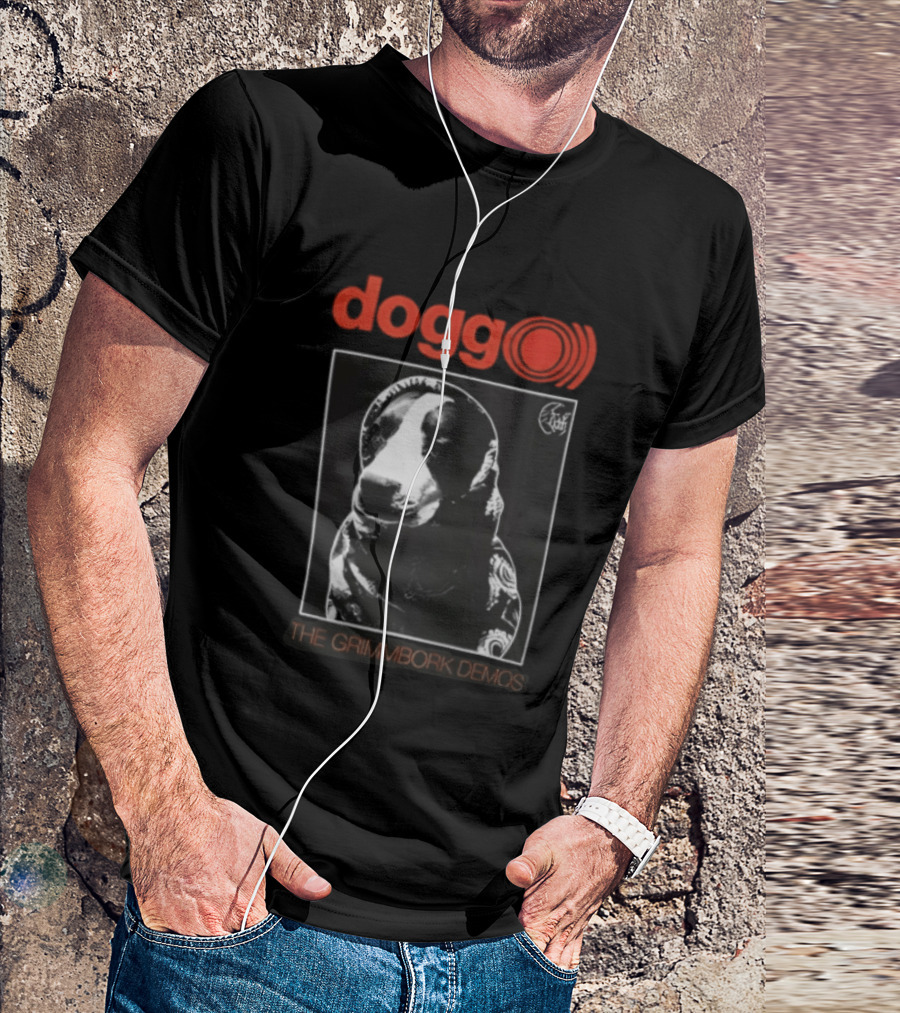 Dogg The Grimmbork Demos Monochrome Canine T-Shirt