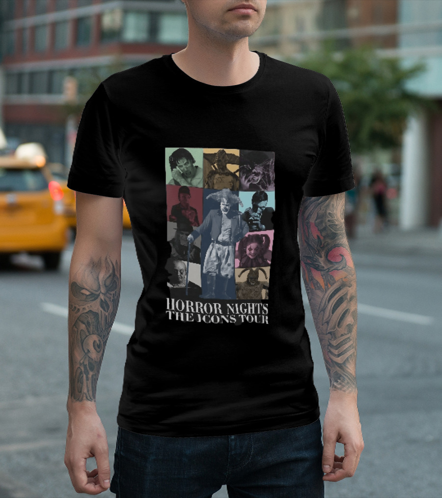 Horror Nights The Icons Tour Villains T-Shirt