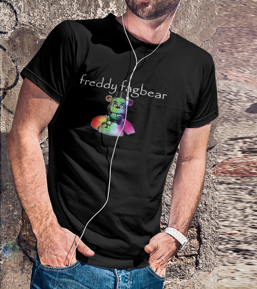Freddy Fagbear Rainbow Pride T-Shirt