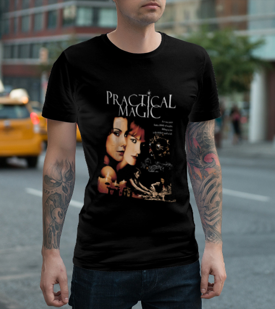 Practical Magic Movie Faces With Mystical T-Shirt
