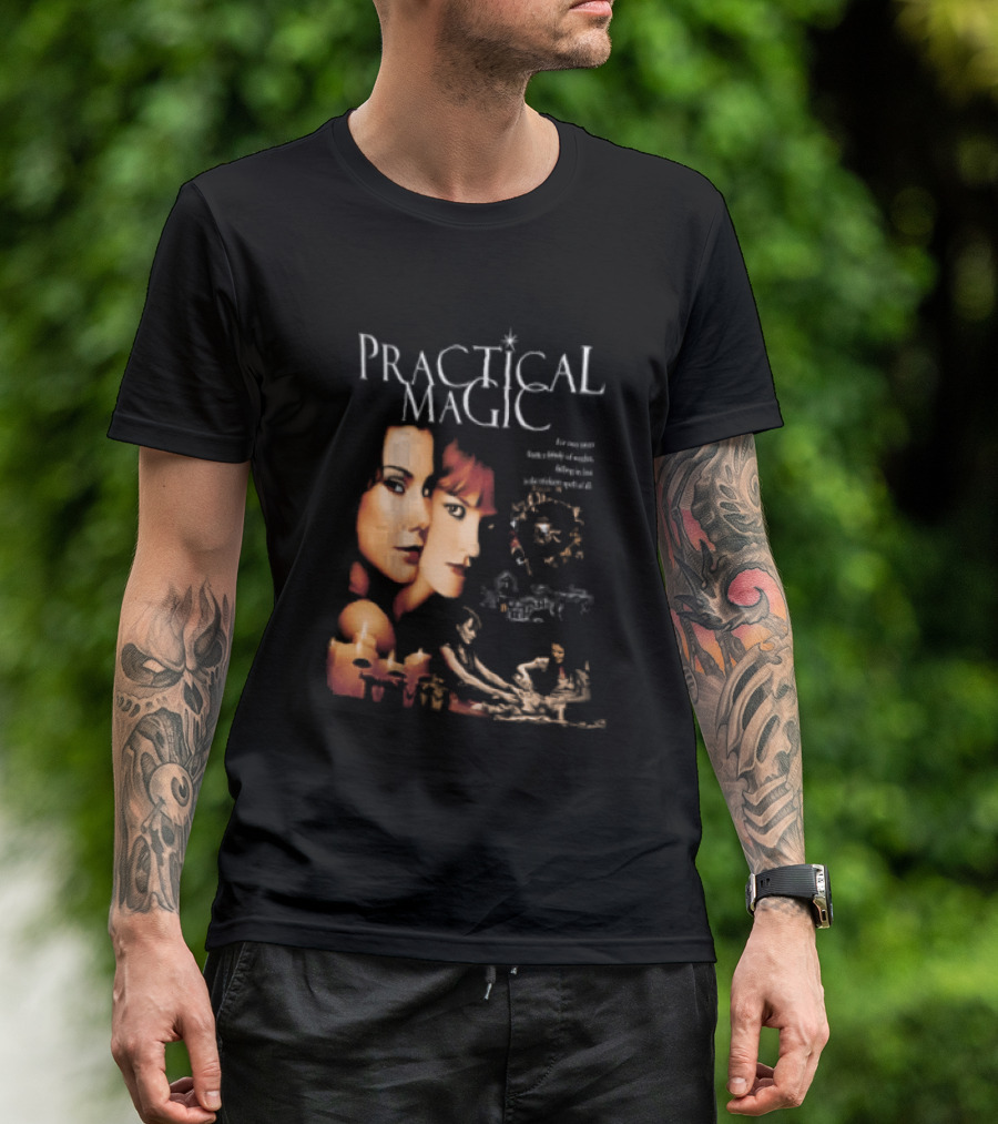 Practical Magic Movie Faces With Mystical T-Shirt