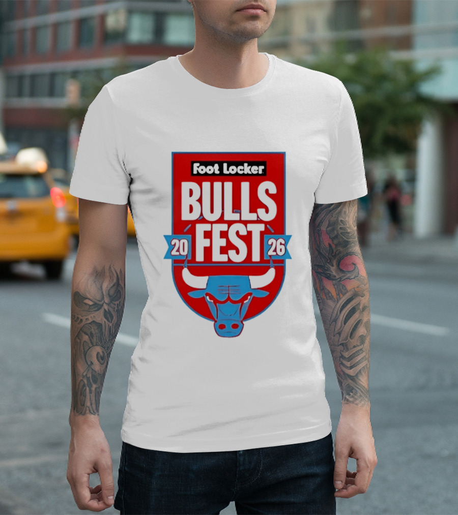 Chicago Bulls Fest 2026 Foot Locker Event T-Shirt