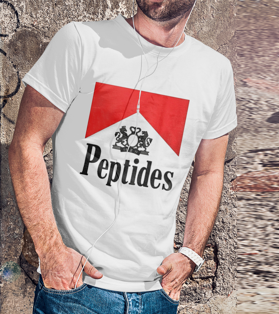 Peptides 1929 Red Marlboro T-Shirt