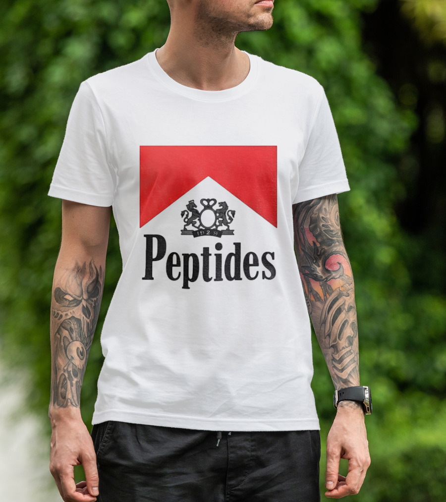 Peptides 1929 Red Marlboro T-Shirt