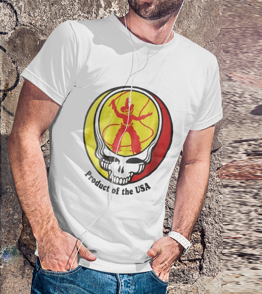 Grateful Dead Steal Your Face Cowboy Product Of The USA T-Shirt
