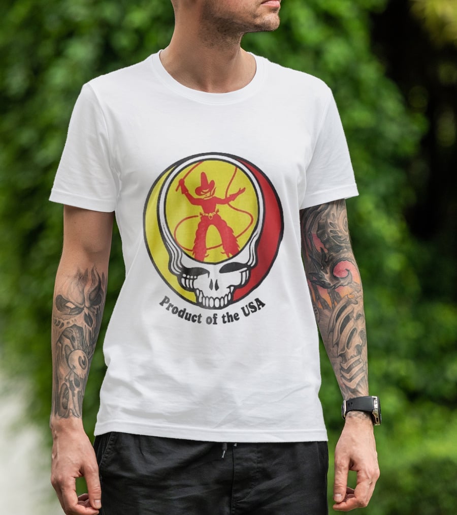 Grateful Dead Steal Your Face Cowboy Product Of The USA T-Shirt