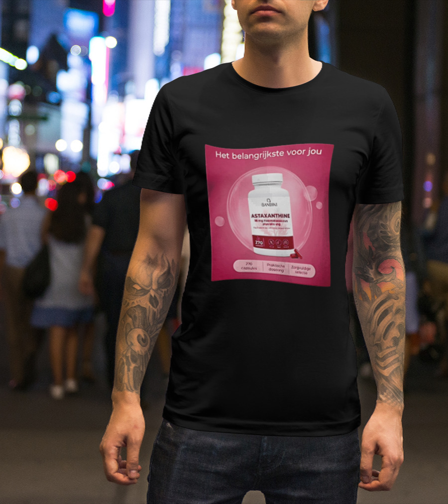 Het Belangrijkste Voor Jou Astaxanthine 18 Mg Haematococcus Pluvialis Alg 270 Capsules Zorghoede Selectie T-Shirt